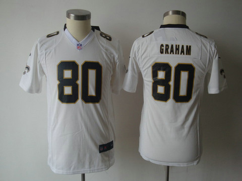 Nike Youth New Orleans Saints 80 Graham White Game nfl jerseys